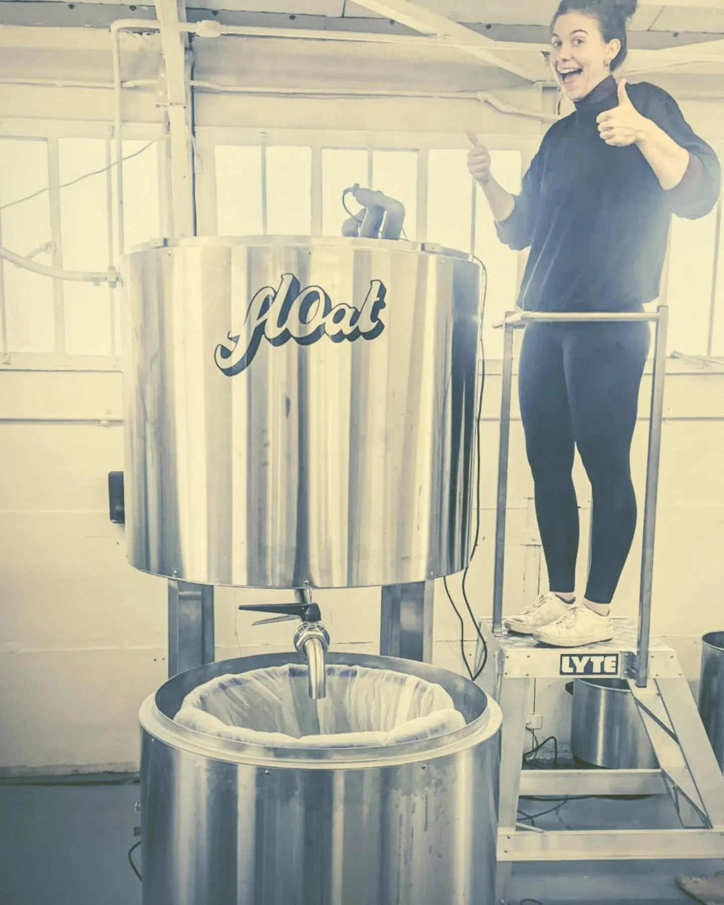 Locally made! We have set up our own oatmilk microbrewery in the centre of Bristol, using a process we've developed and tweaked over the years. There aren't many people producing and distributing fresh oatmilk on a city-wide scale, but thats what we'