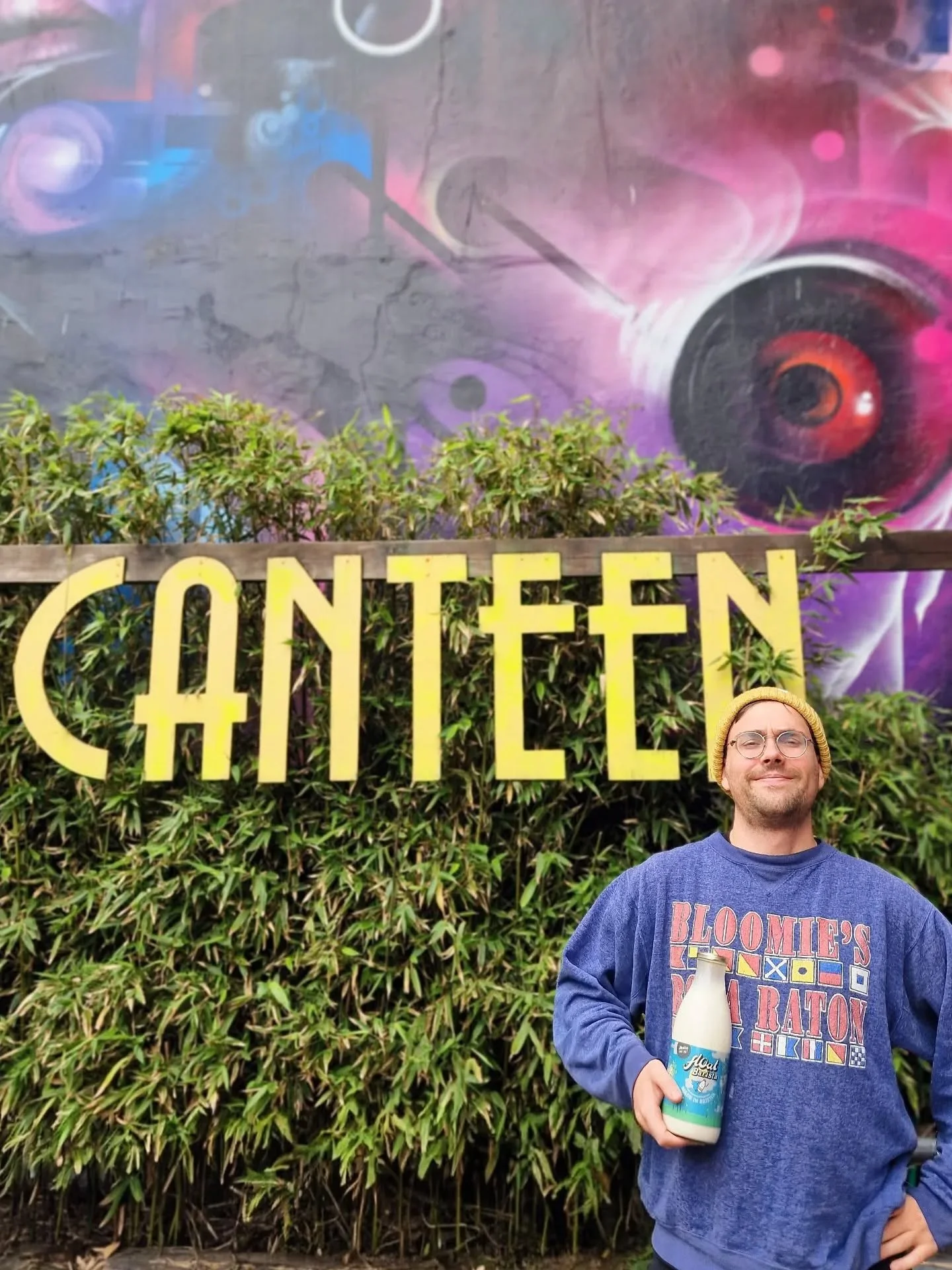 We're stoked to now be stocked at The Canteen in Stokes Croft :) Its a legendary part of Bristols landscape, offering live music basically every single night of the year, and they also do brilliant food and drinks in the day... so you can get a float