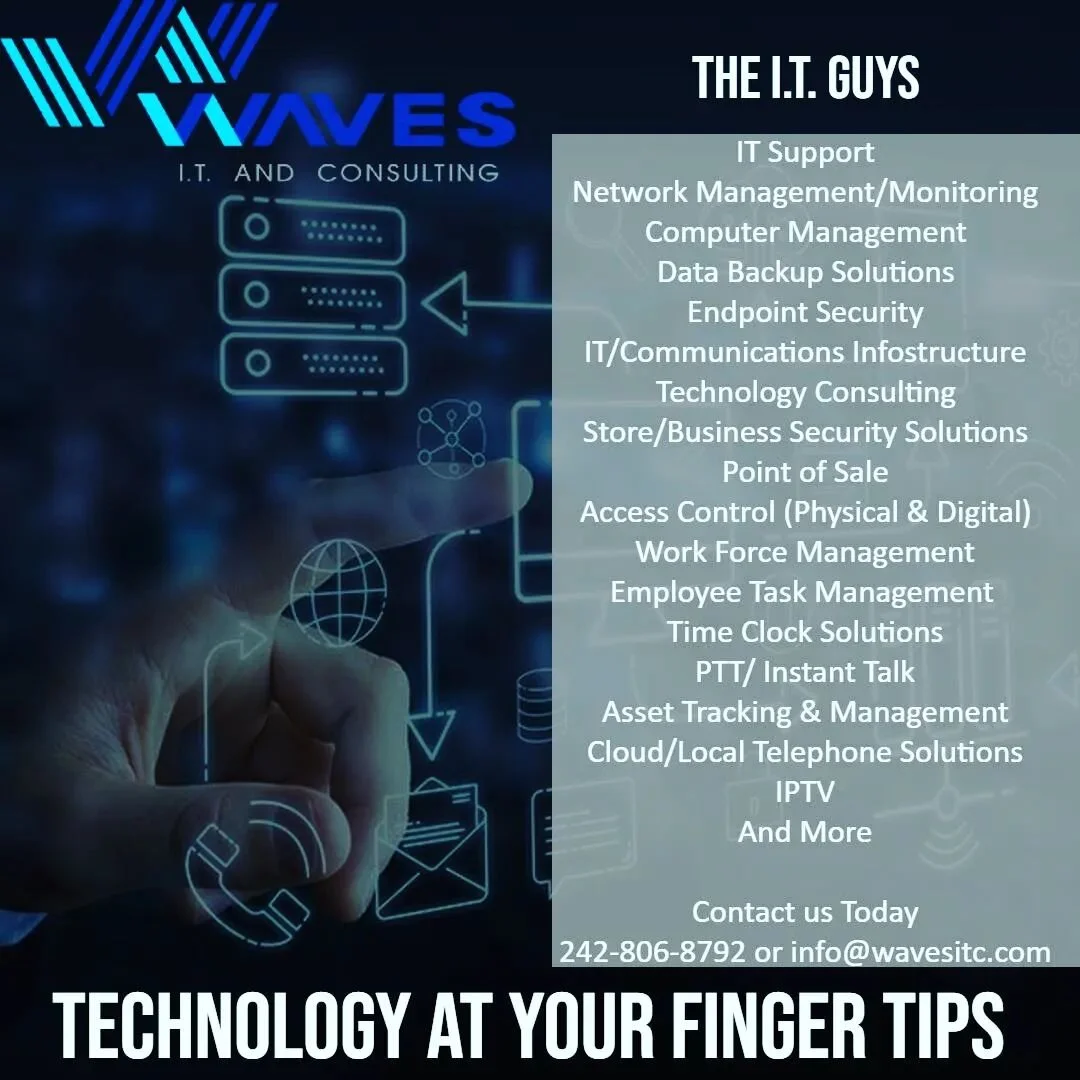 The list is long but it's not the limit of the Technology services we offer. Need something? Reach out to us and find out how we can help you.