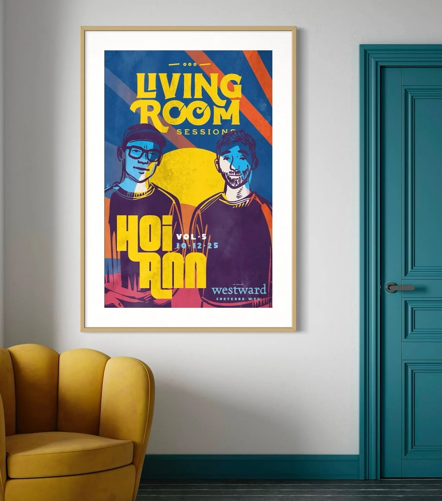 &gt;&gt; Okay, okay, okay. We are so dang siked to welcome @hoiannmusic to their sold out Living Room session this Sunday. AND we are equally dang siked to sneak you a peek at the show posters designed by @hammock_art ✨ 

Bria tells us that these pos