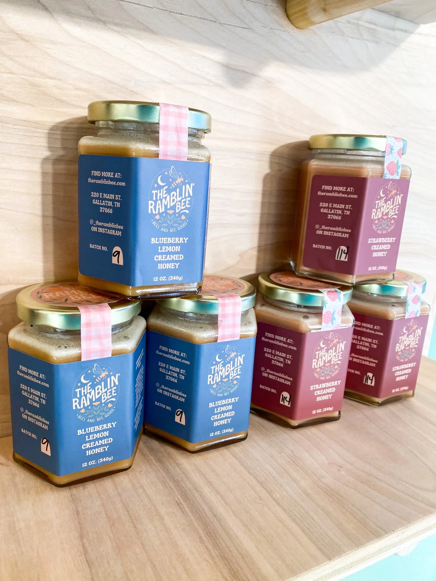 >>> NEWWWWW yummy, yummy honey, honey from @_theramblinbee in the shop! 🍯✨