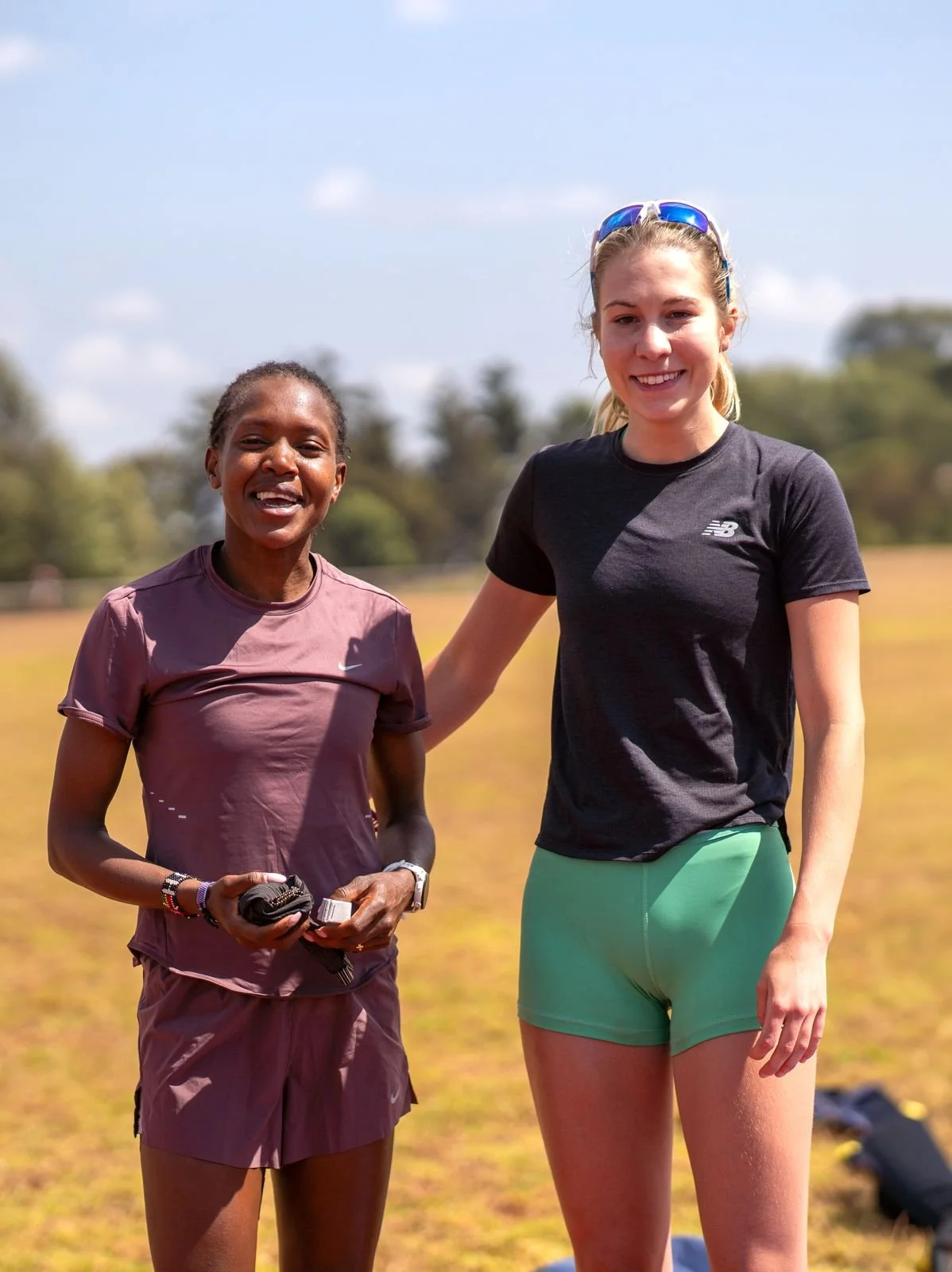 Charlotte and Faith Kipyegon