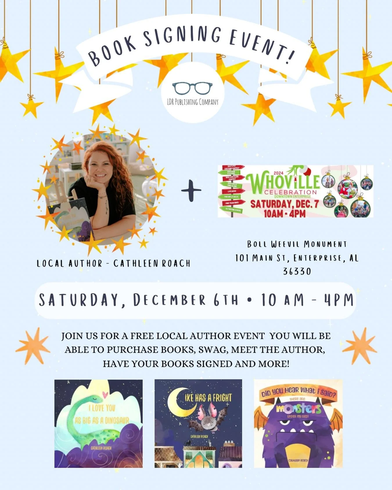 If you&rsquo;re local you really don&rsquo;t want to miss the Whobilation happening at Whoville on Saturday! Come by and say hi! 🎄