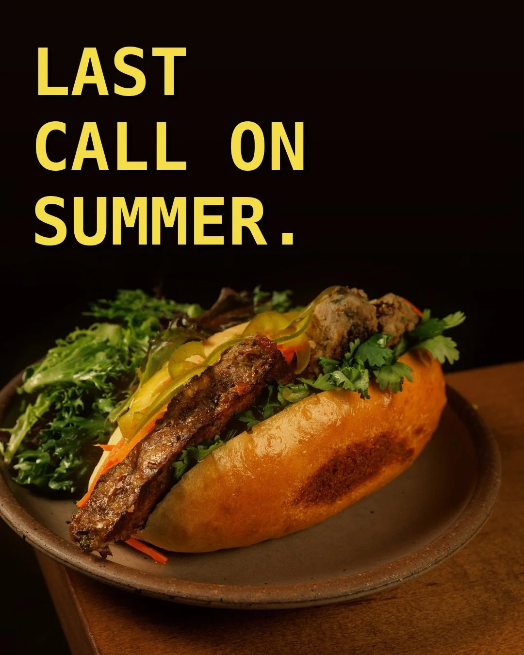 Last call on summer! 

Fall menu hits this weekend and we&rsquo;re pumped. Heads up: while we switch over, some summer dishes will get 86&rsquo;d as we sell through them, so if you&rsquo;ve got a favorite, don&rsquo;t sleep on it.

#amherstma #amhers