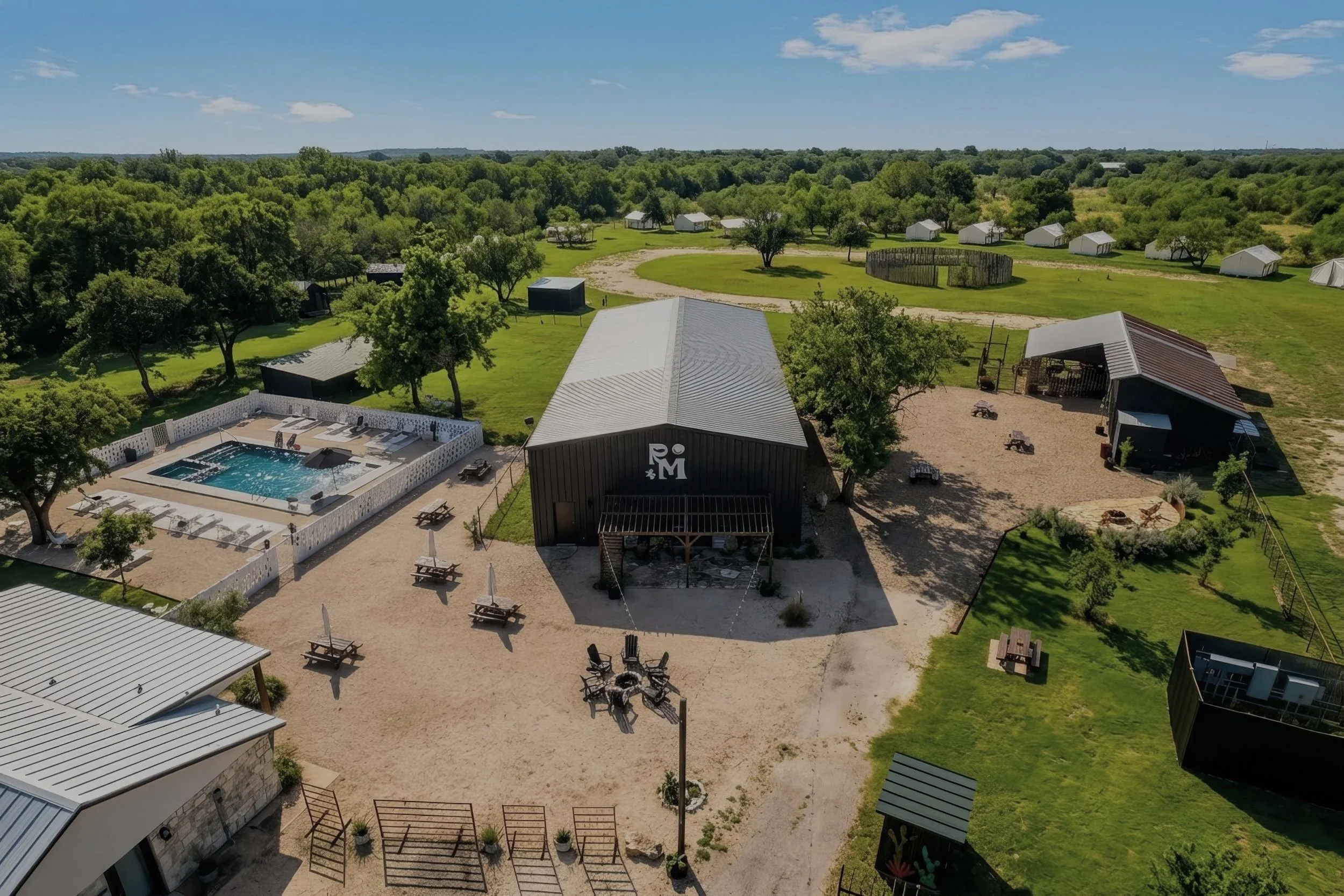 Rancho Moonrise, Venue for YouMeShe Fest in Manor, TX