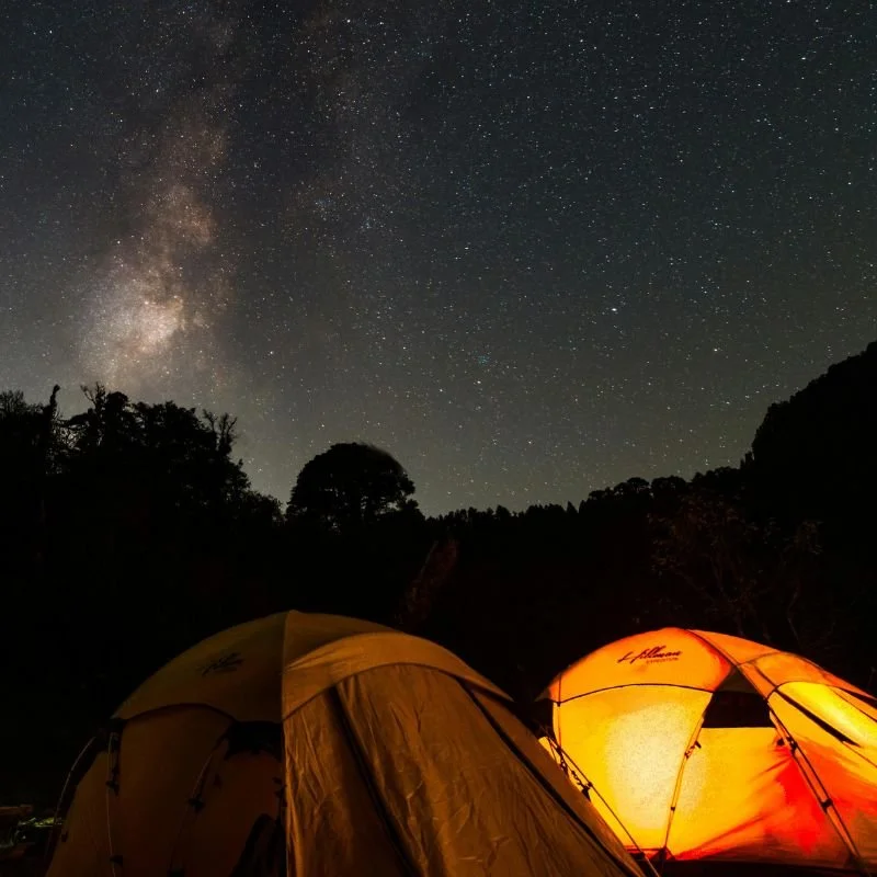 On-site camping at Rancho Moonrise