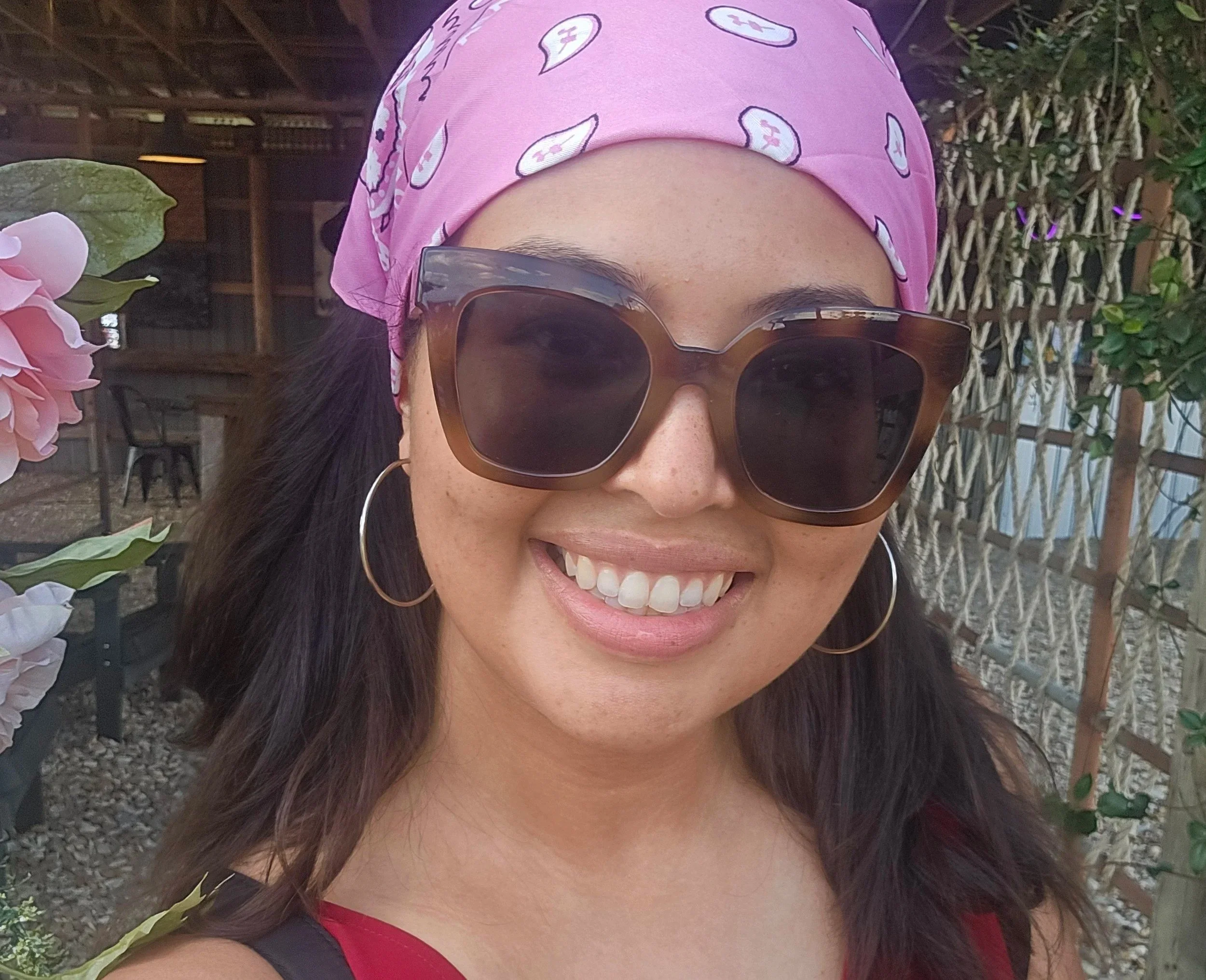 Woman celebrating community at Austin Texas empowerment festival