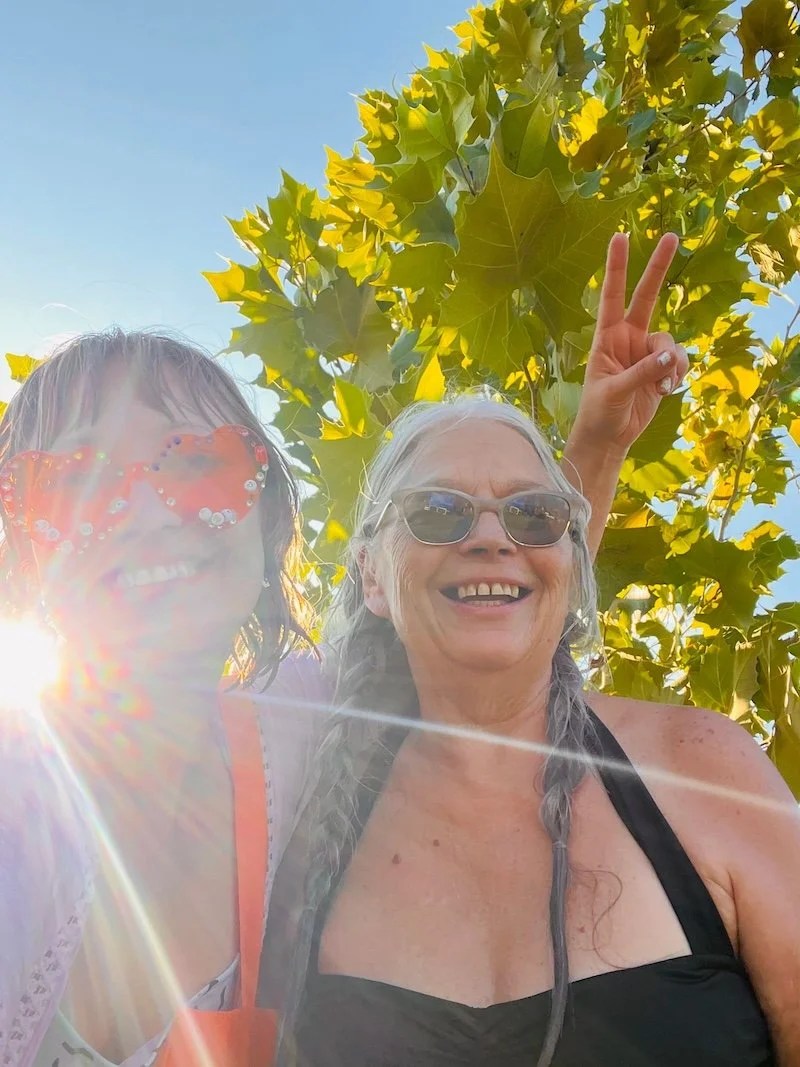 Women enjoying pool party at Austin Texas women’s festival
