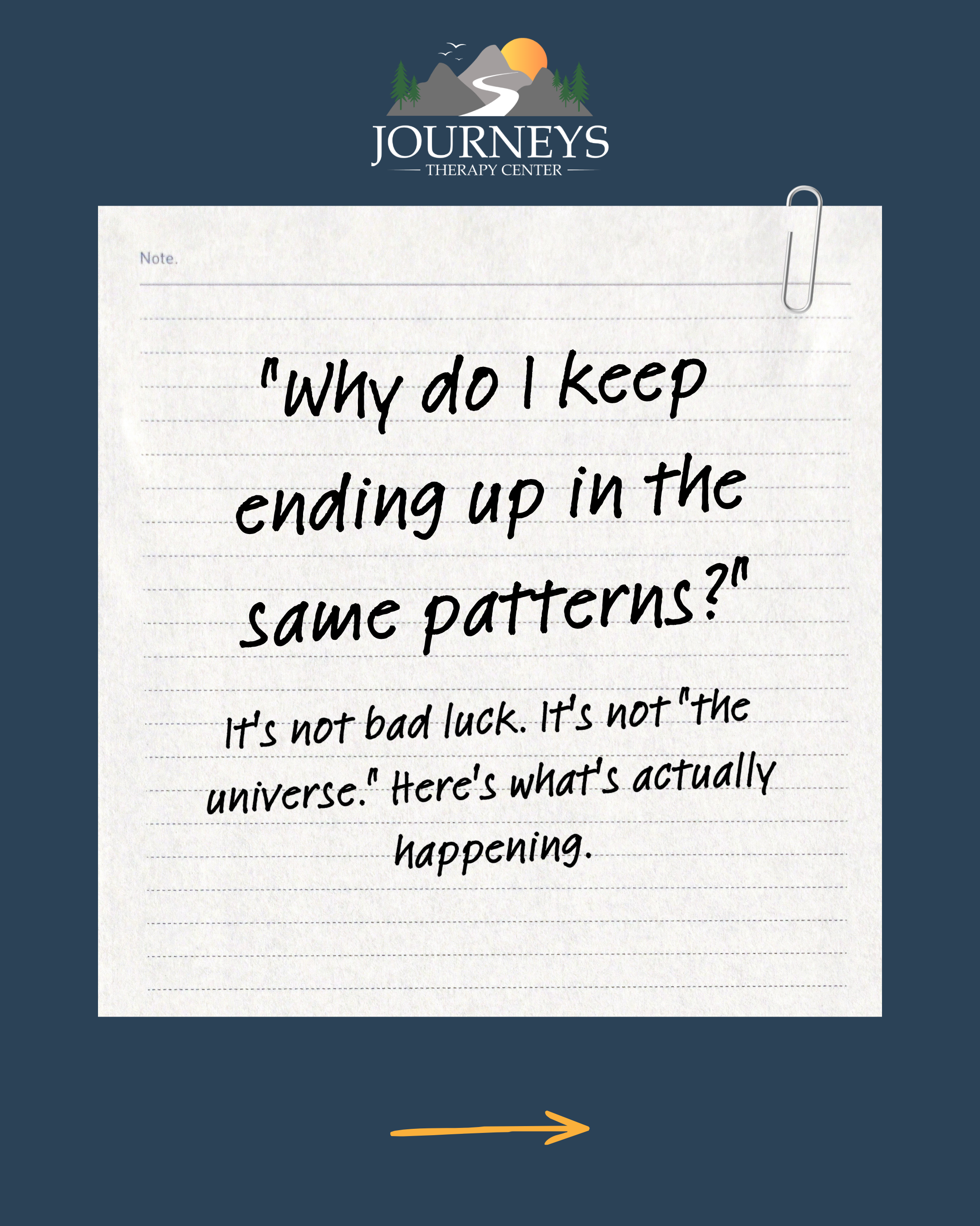 Why Do I Keep Ending Up in the Same Patterns?