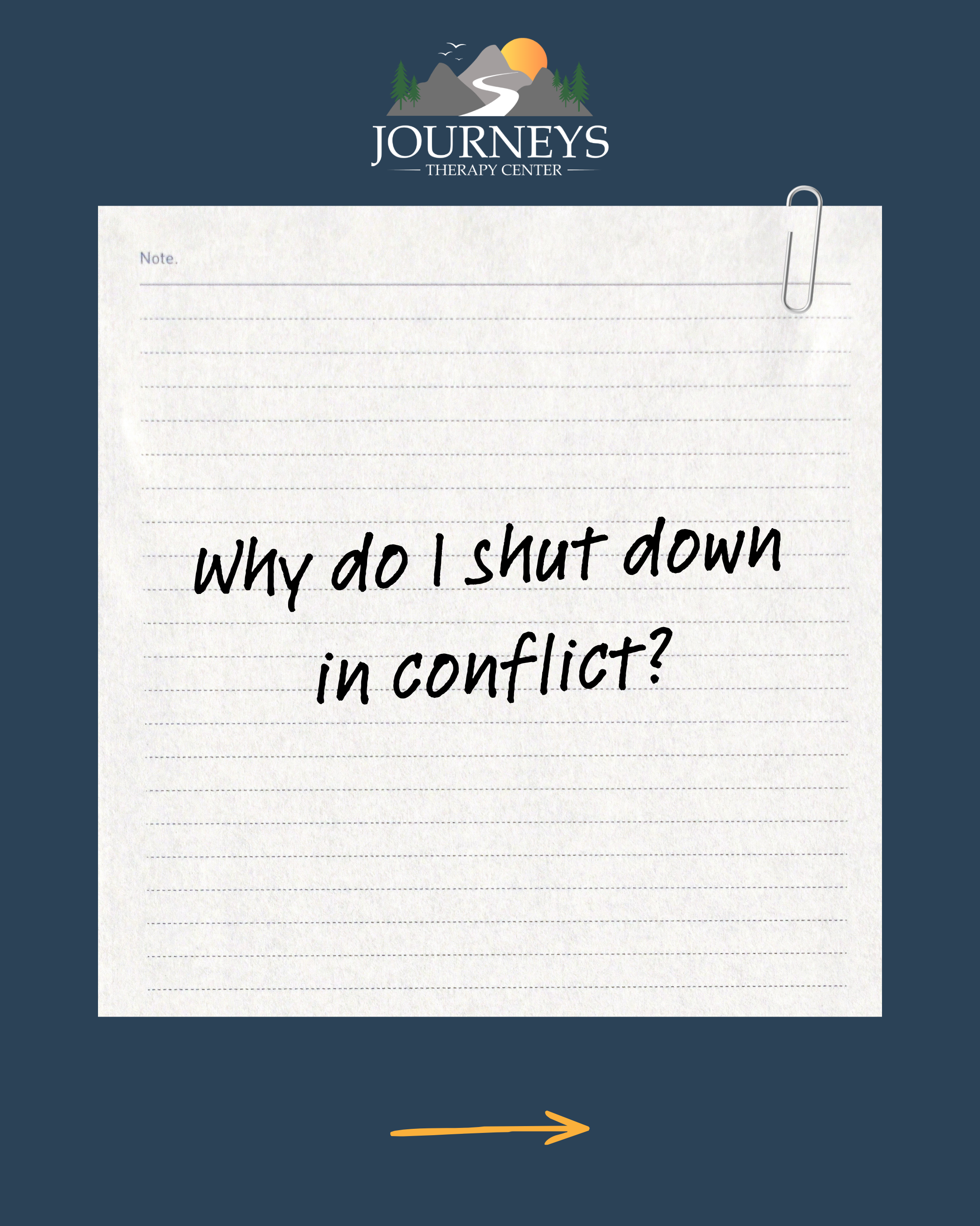 Why Do I Shut Down in Conflict?