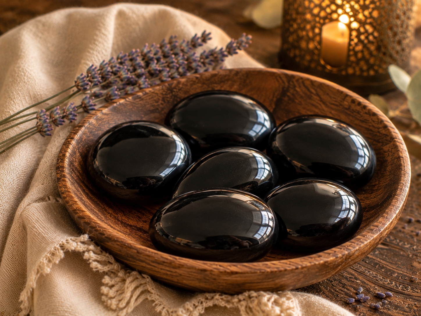 Crystal Palm Stones