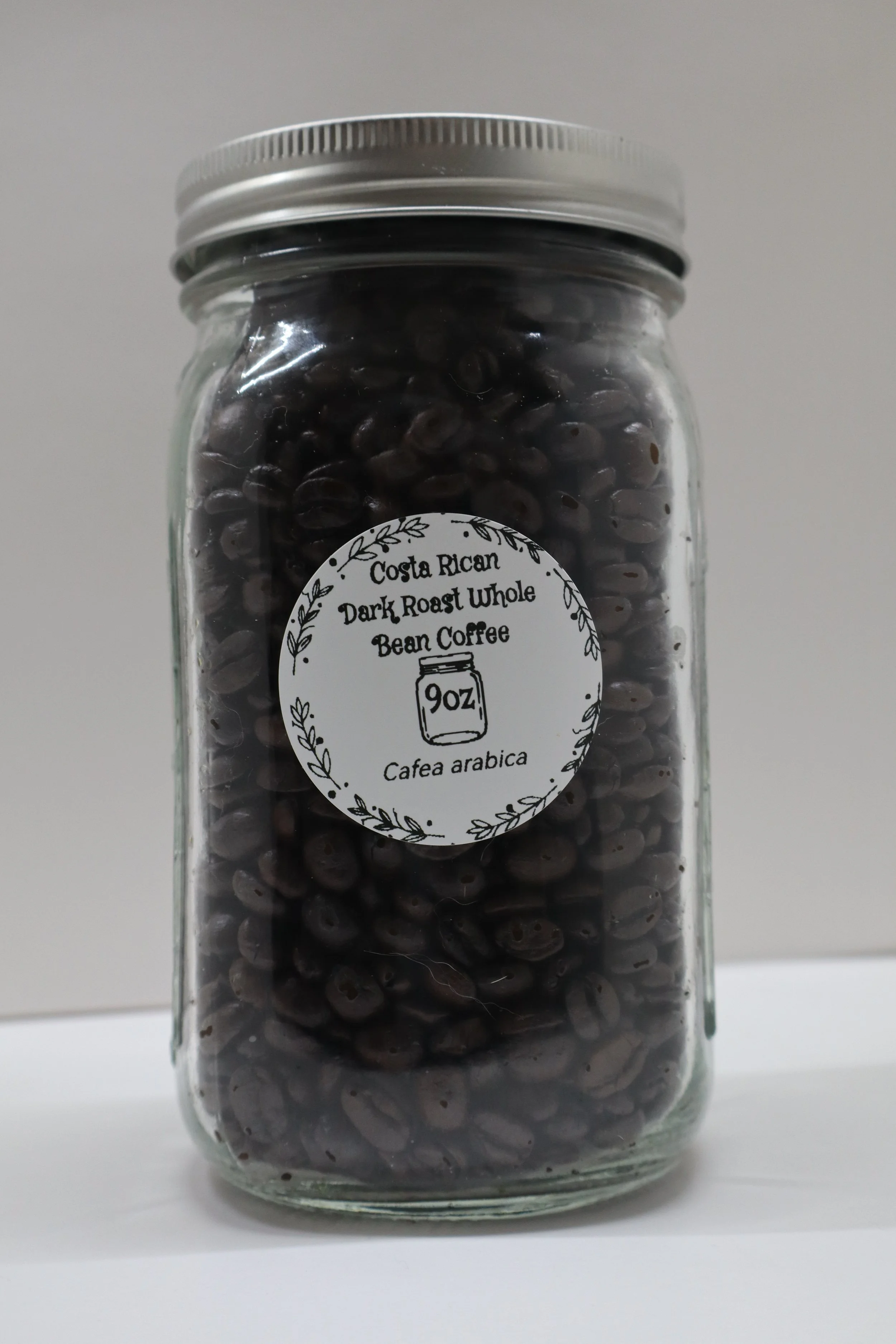 Costa Rican Dark Roast Whole Bean Coffee