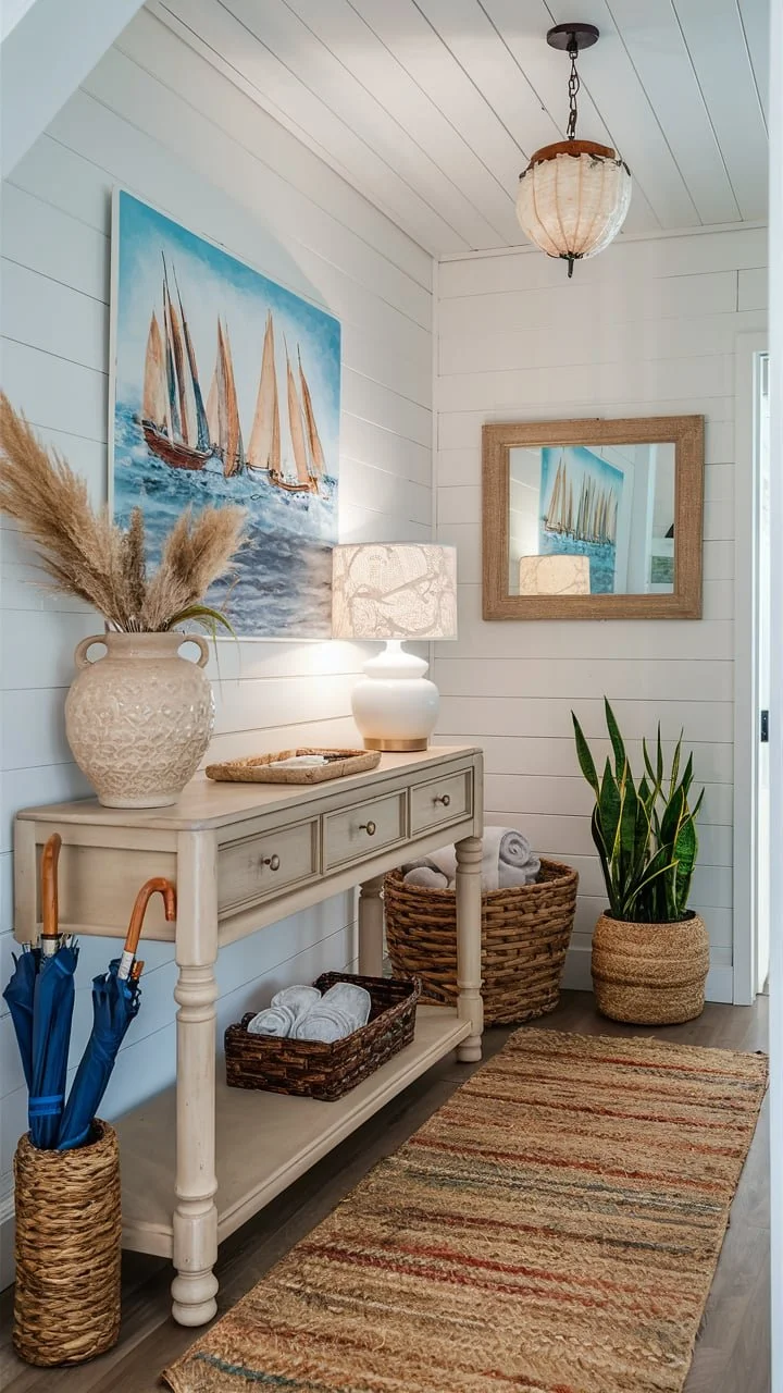 20 Coastal Home Decor Entryway Ideas to Create a Seaside Haven ...