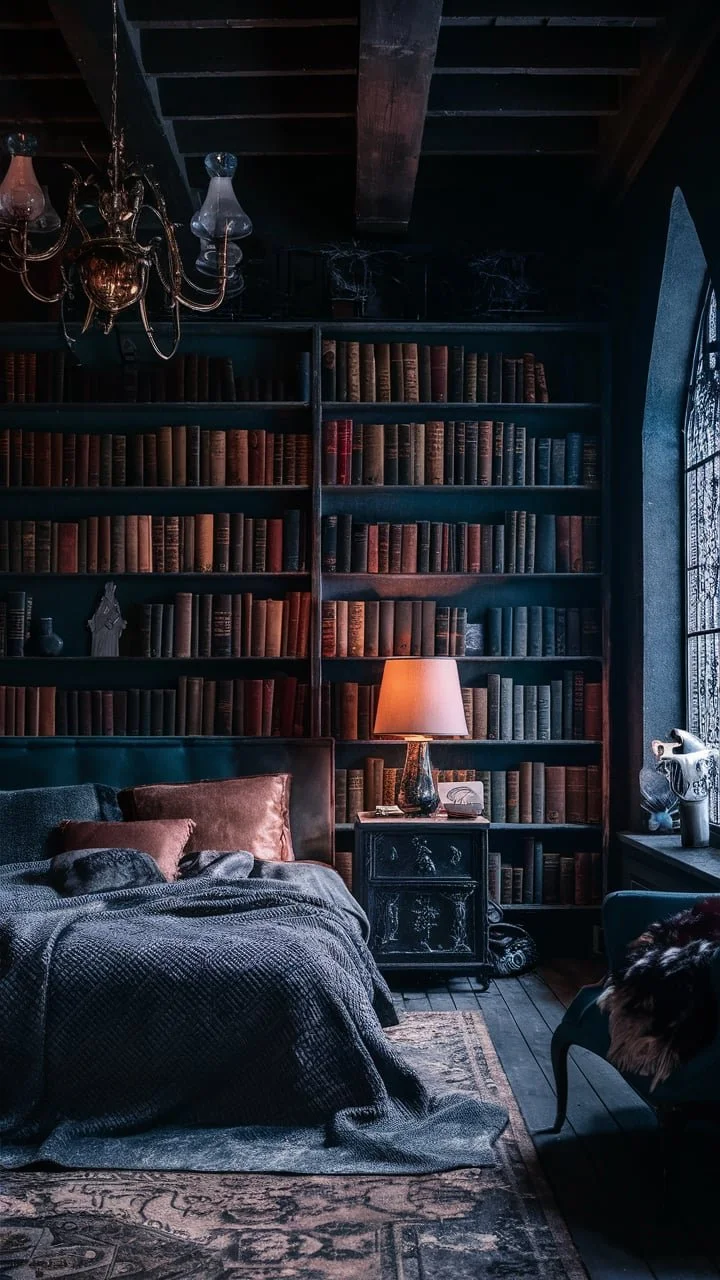Dark Academia Bedroom: How To Create An Intimate Scholarly Sanctuary ...