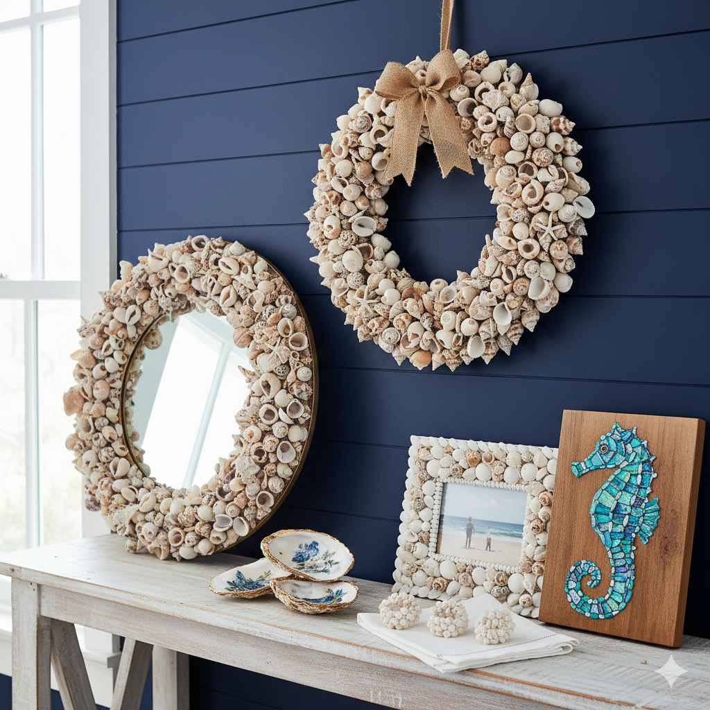 5 Most Popular Seashell DIY Projects for Coastal Home Decor