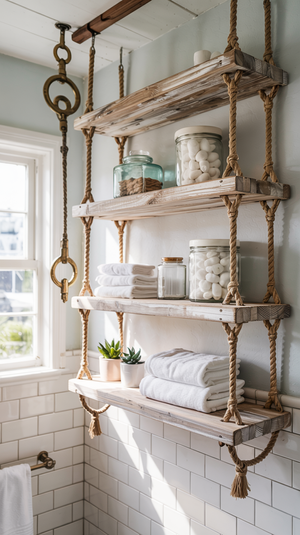 12 Small Beach Cottage Bathroom Storage Ideas That Maximize Space ...