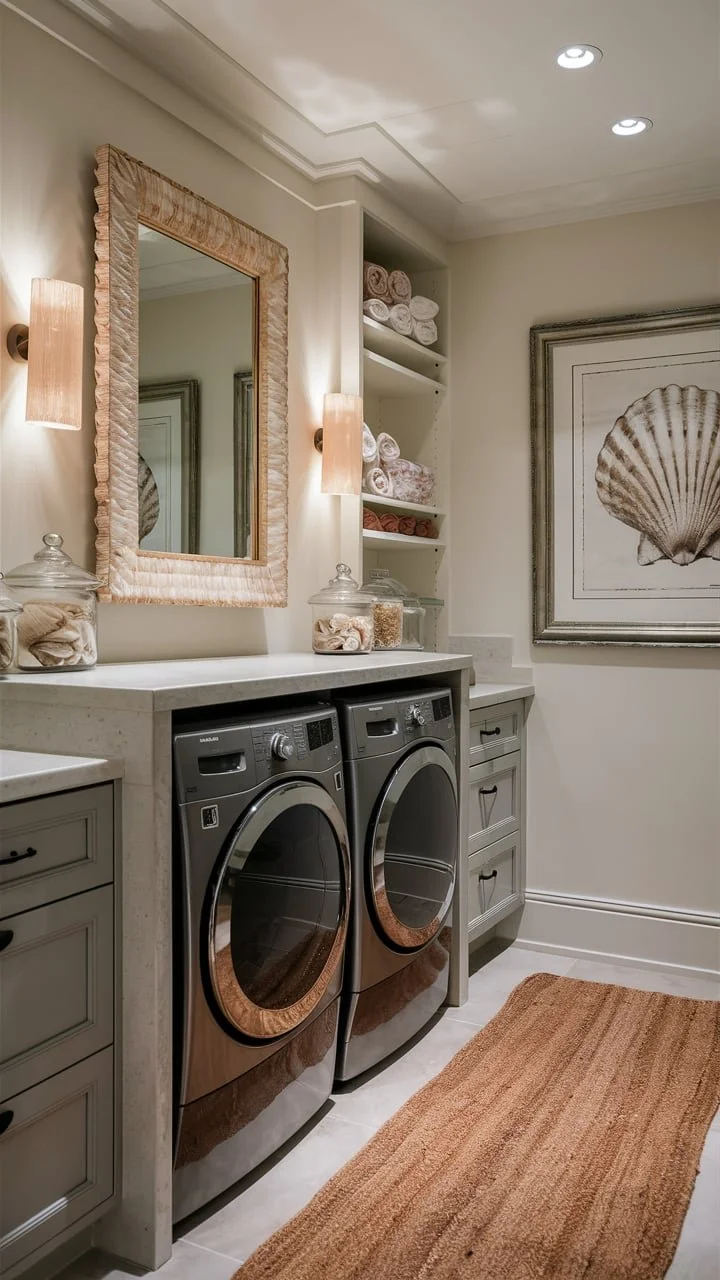 15 Coastal Chic Laundry Room Ideas — Coastal Cottage by Celeste