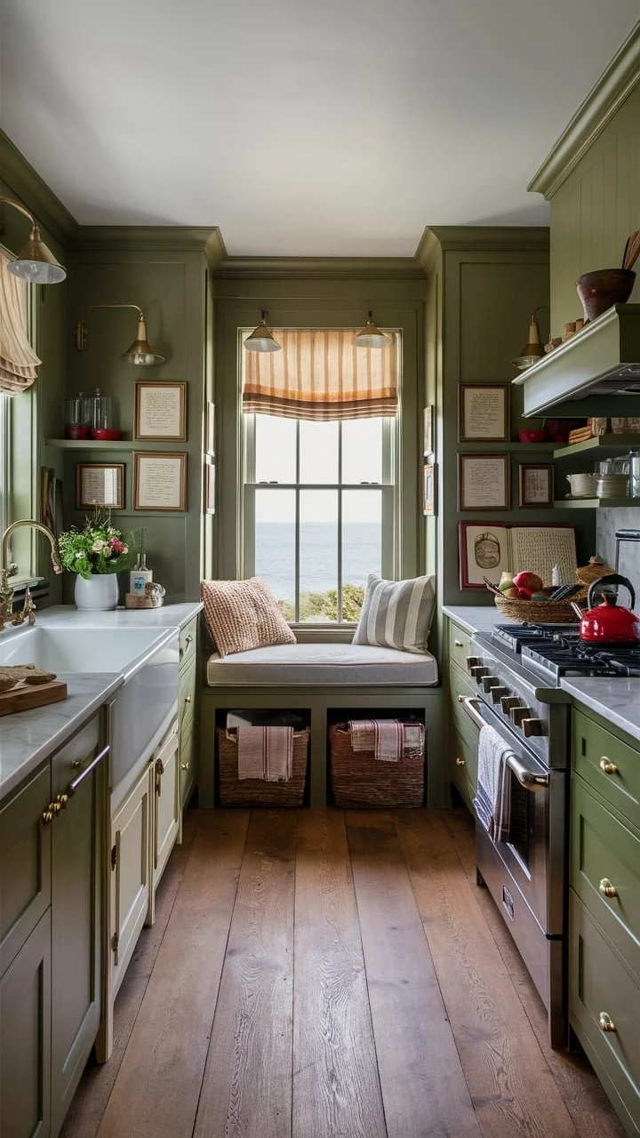 22 Serene Green Cottage Kitchen Ideas — Coastal Cottage by Celeste