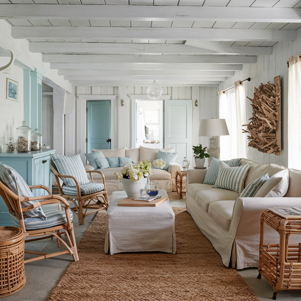 Coastal Charm: Get This Cottage Living Room Look — Coastal Cottage by ...