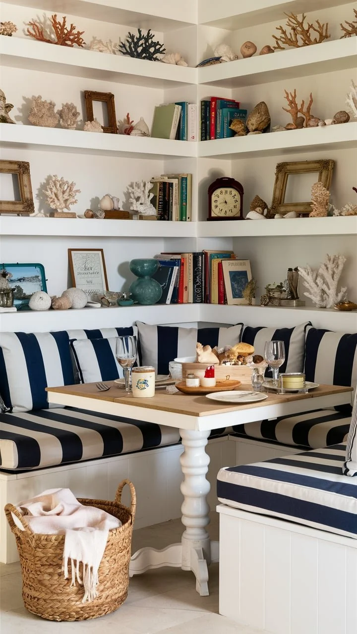 33 Coastal Breakfast Nook Ideas — Coastal Cottage by Celeste