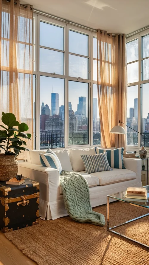 Cottage Charm in the City: Cozy Coastal Apartment Interiors — Celeste's ...