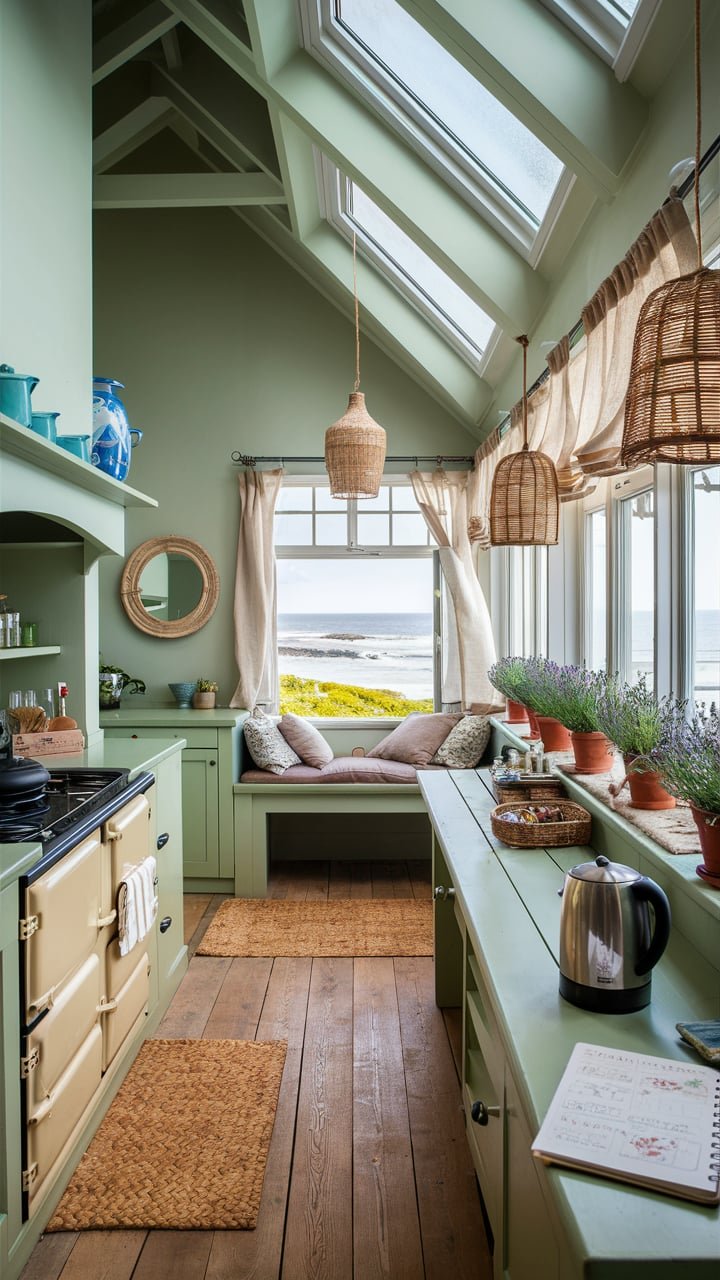 22 Serene Green Cottage Kitchen Ideas — Coastal Cottage by Celeste