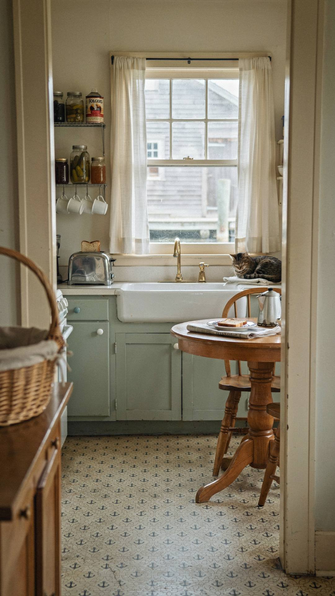 1940s coastal kitchen