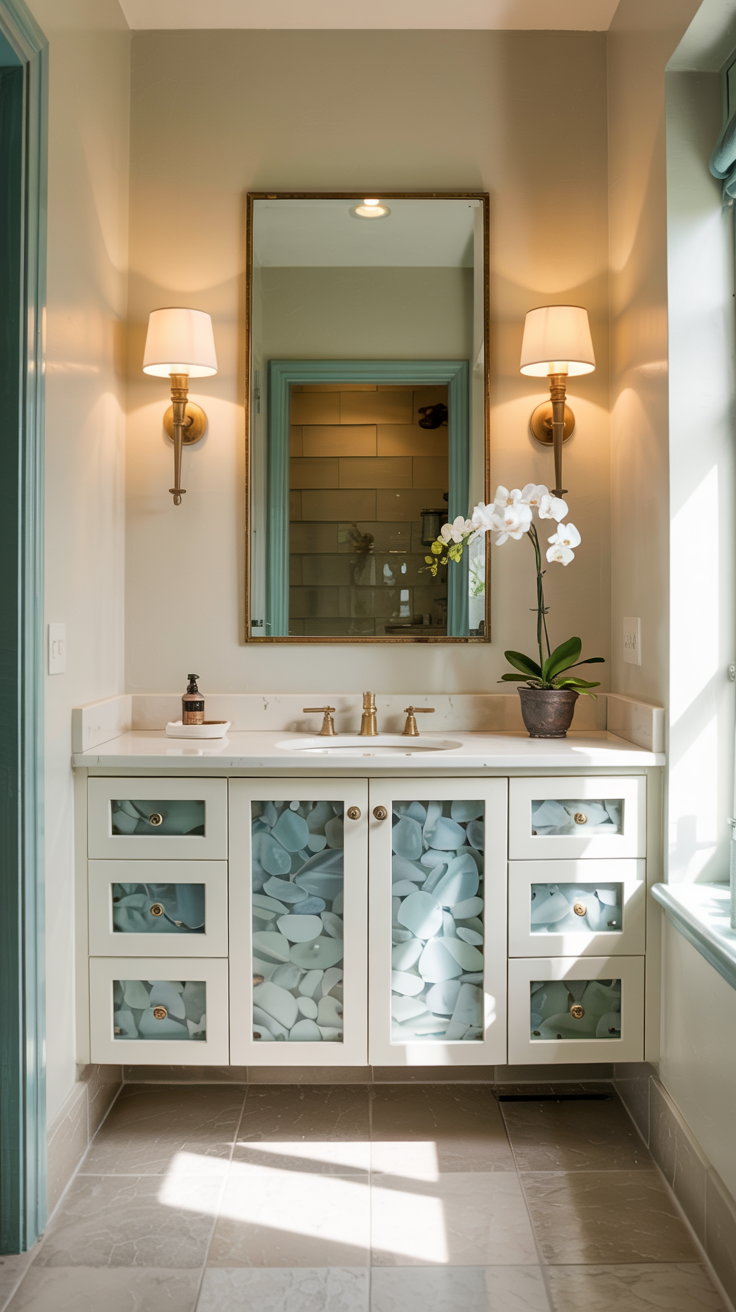 12 Small Beach Cottage Bathroom Storage Ideas That Maximize Space ...