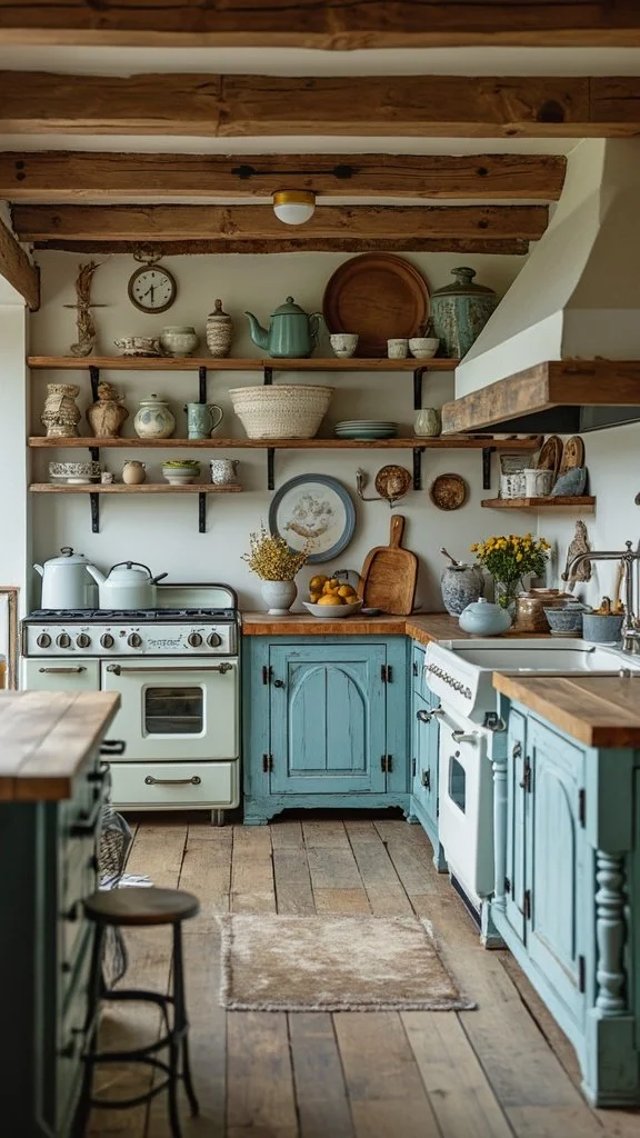 Vintage Cottage Kitchens That'll Make You Want to Quit Your Job and ...