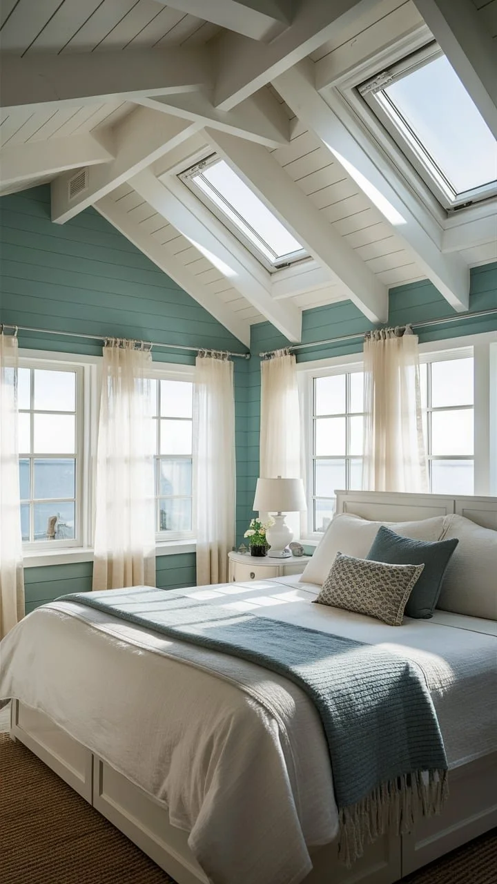 Photo inspiration: Visual Reference: 20 Inspiring Ideas To Creating The Perfect Coastal Blue Bedroom