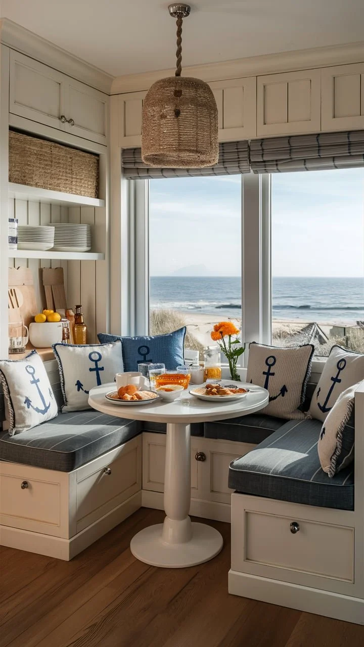 31 Coastal Breakfast Nook Ideas — Celeste's Coastal Cottage