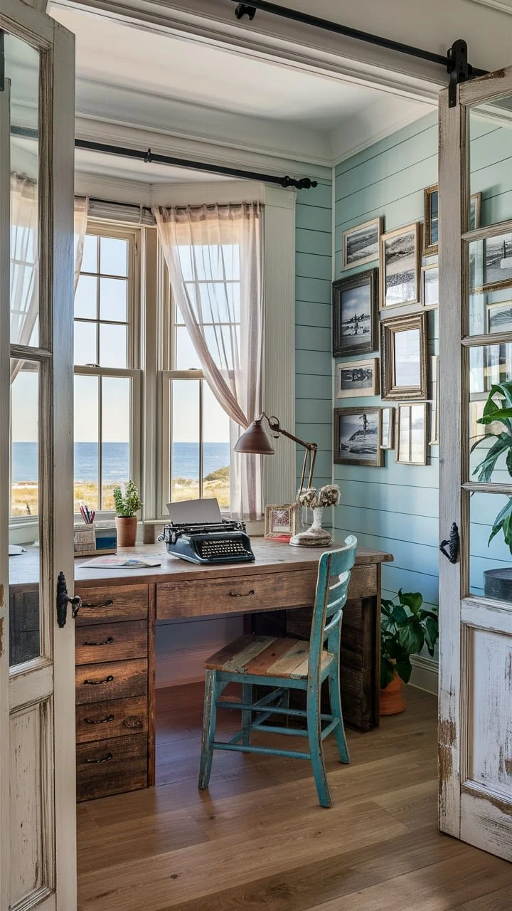 Charming Workspace Edition: Cozy Coastal Cottage Offices — Coastal ...