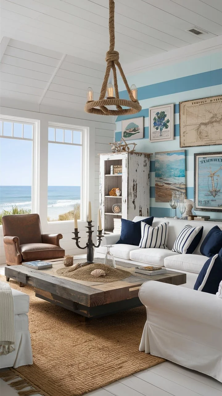 44 Coastal Living Room Ideas to Bring Beach Vibes Home — Celeste's ...