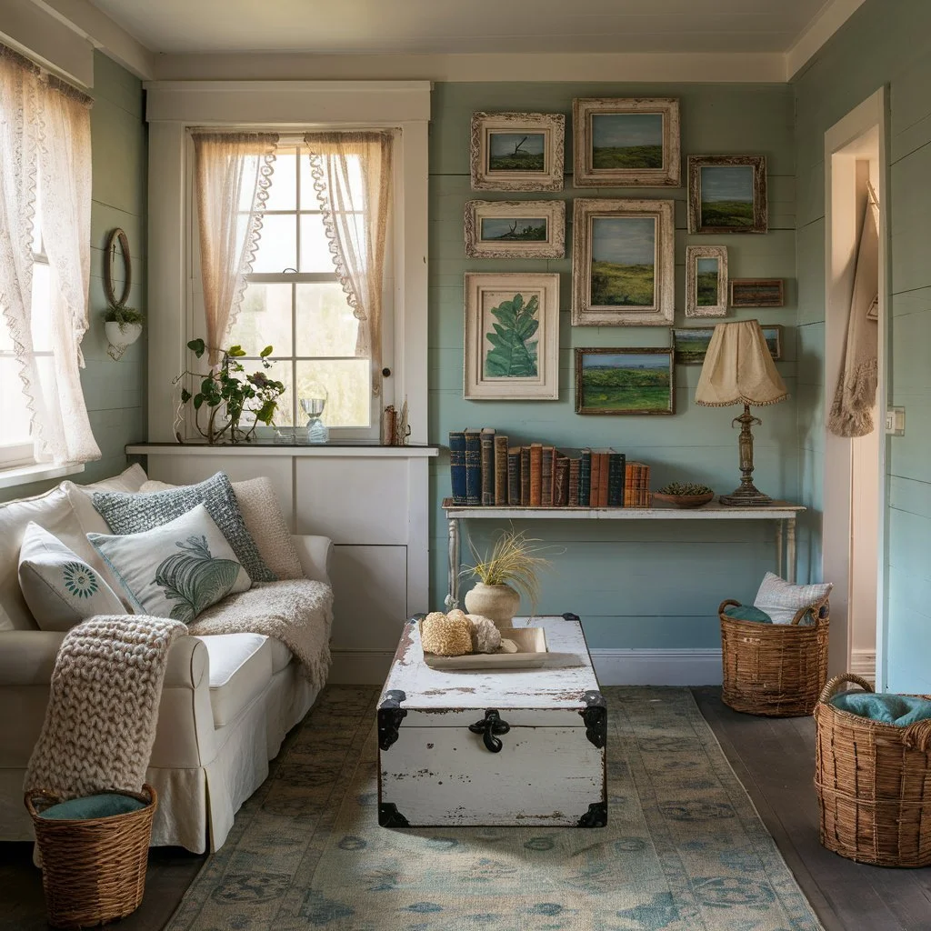 30 Cozy Coastal Cottage Living Room Ideas — Celeste's Coastal Cottage