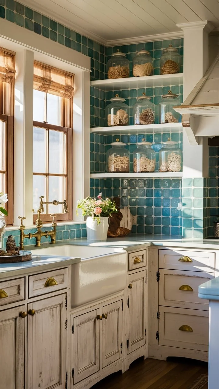 Seaside Charm: Coastal Cottage Kitchen Bliss — Coastal Cottage by Celeste