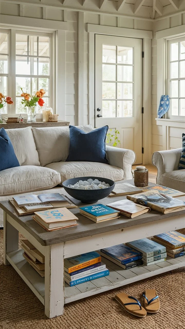 29 Coastal Cottage Living Room Ideas That Capture Coastal Serenity