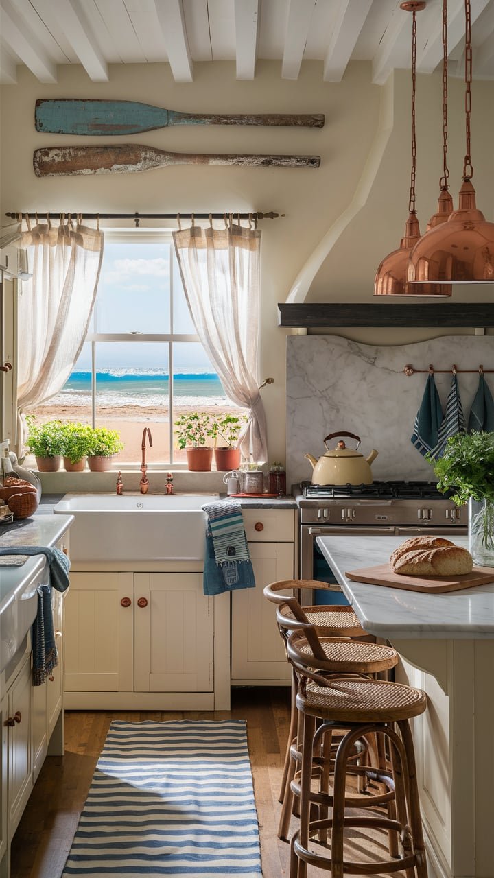 22 Coastal Cottage Kitchen Wall Decor Ideas to Inspire You — Celeste's ...