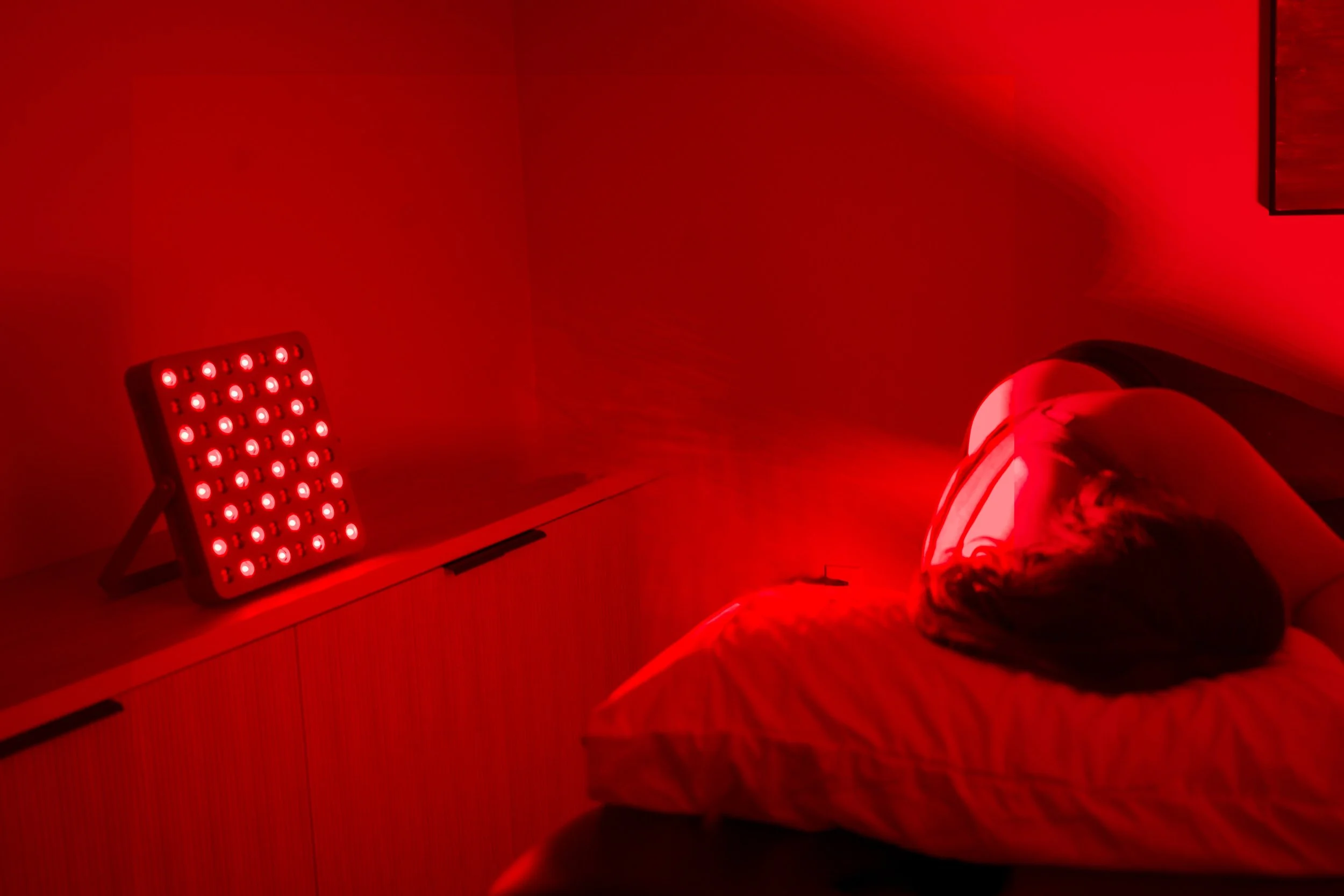 Red Light Bulb Room