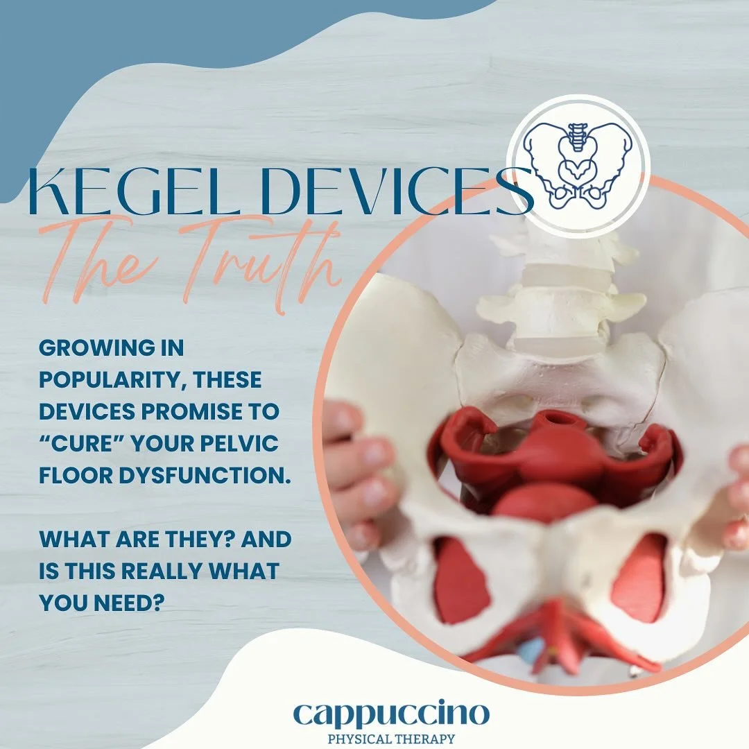 WHY WE DON&rsquo;T LIKE KEGEL DEVICES: Swipe to learn more. 

We&rsquo;ve had two people reach out to us in the last week who have tried Kegel devices, which zap your pelvic floor 10,000 times in 30 minutes. 

Ouch. The pelvic floor is SO much more c
