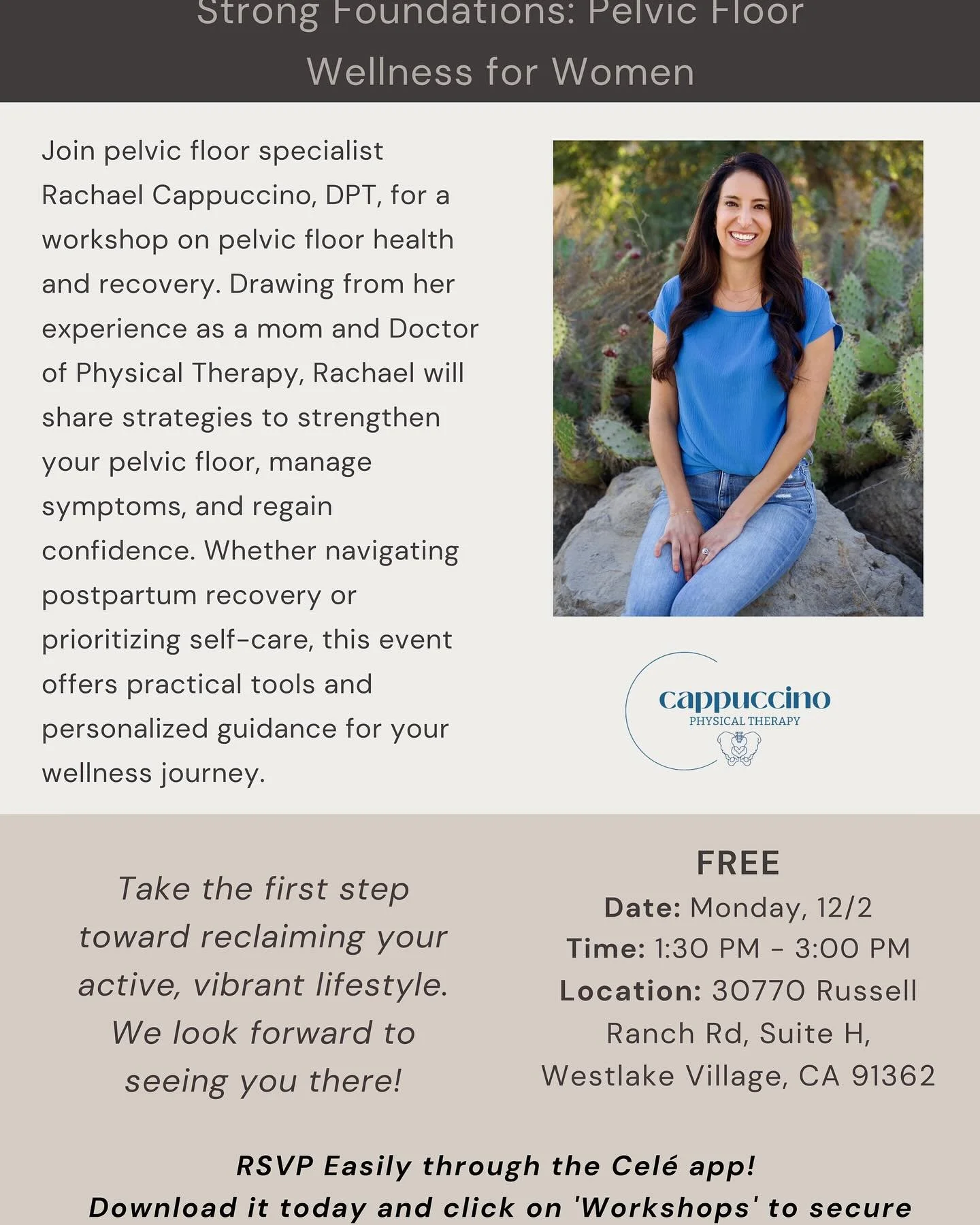 Want to learn how to jump on a trampoline without leaking? Come join me tomorrow at @celewellness at 1:30 pm! We will be talking all things pelvic floor, specifically tips on how to jump without leaking!
