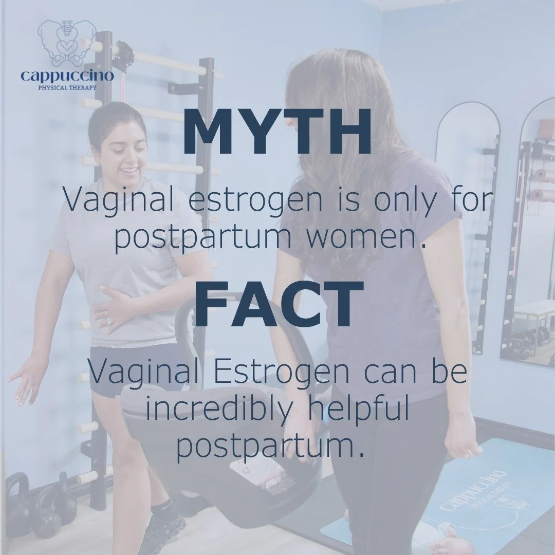 After birth, estrogen levels drop, especially if you&rsquo;re breastfeeding. This can contribute to pain with sex, dryness, tissue sensitivity, and slow healing.

Vaginal estrogen works locally to support tissue health and comfort and is often used s