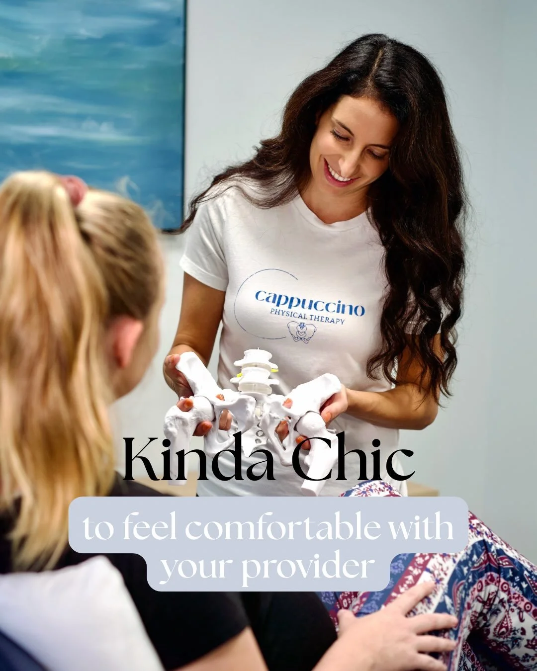 It&rsquo;s kinda chic to validate women&rsquo;s health symptoms and to see a pelvic floor physical therapist. Even the slightest symptoms warrant a check. We are here to help. #pelvicfloorpt #womenshealth