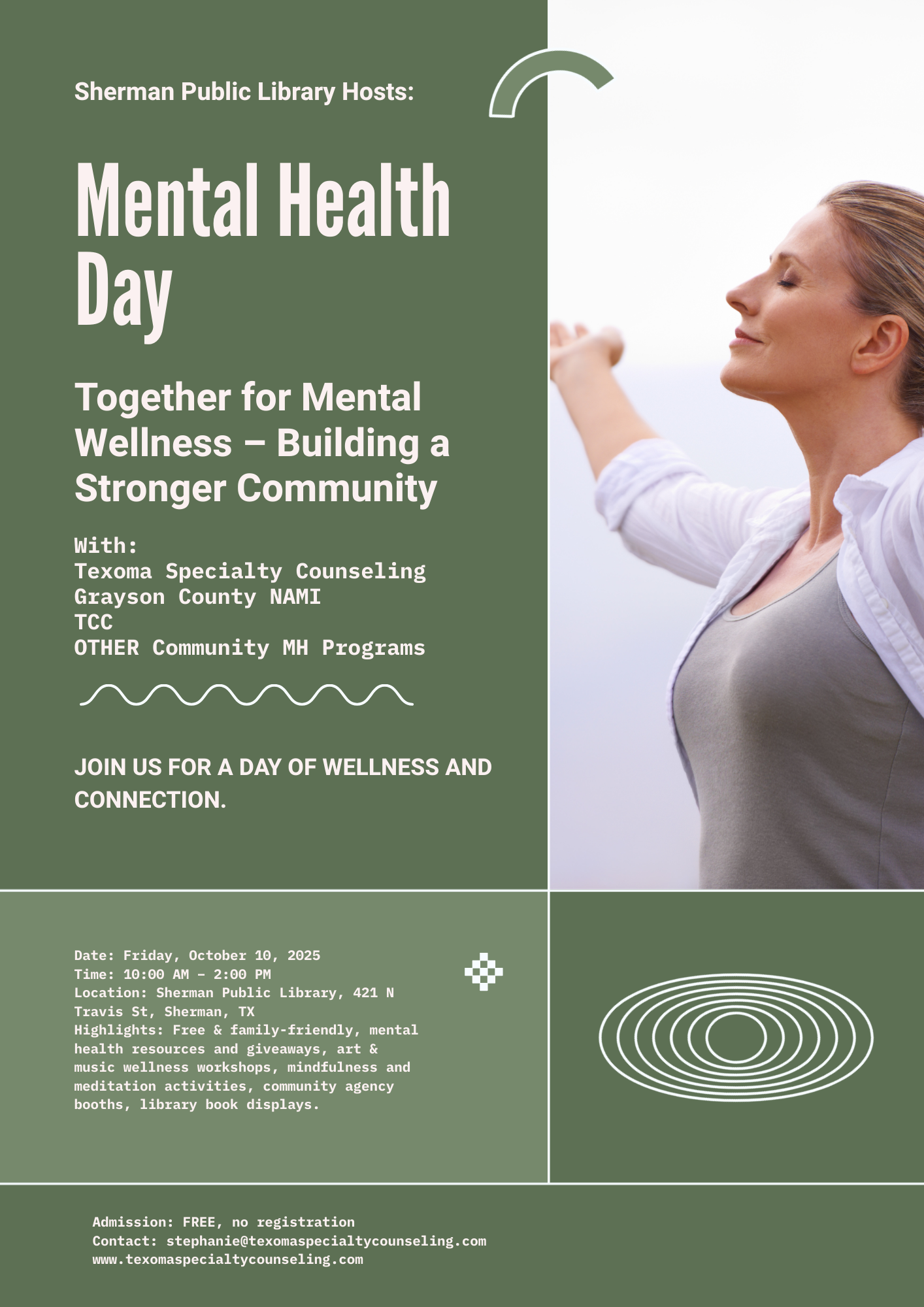 World Mental Health Day Community Event