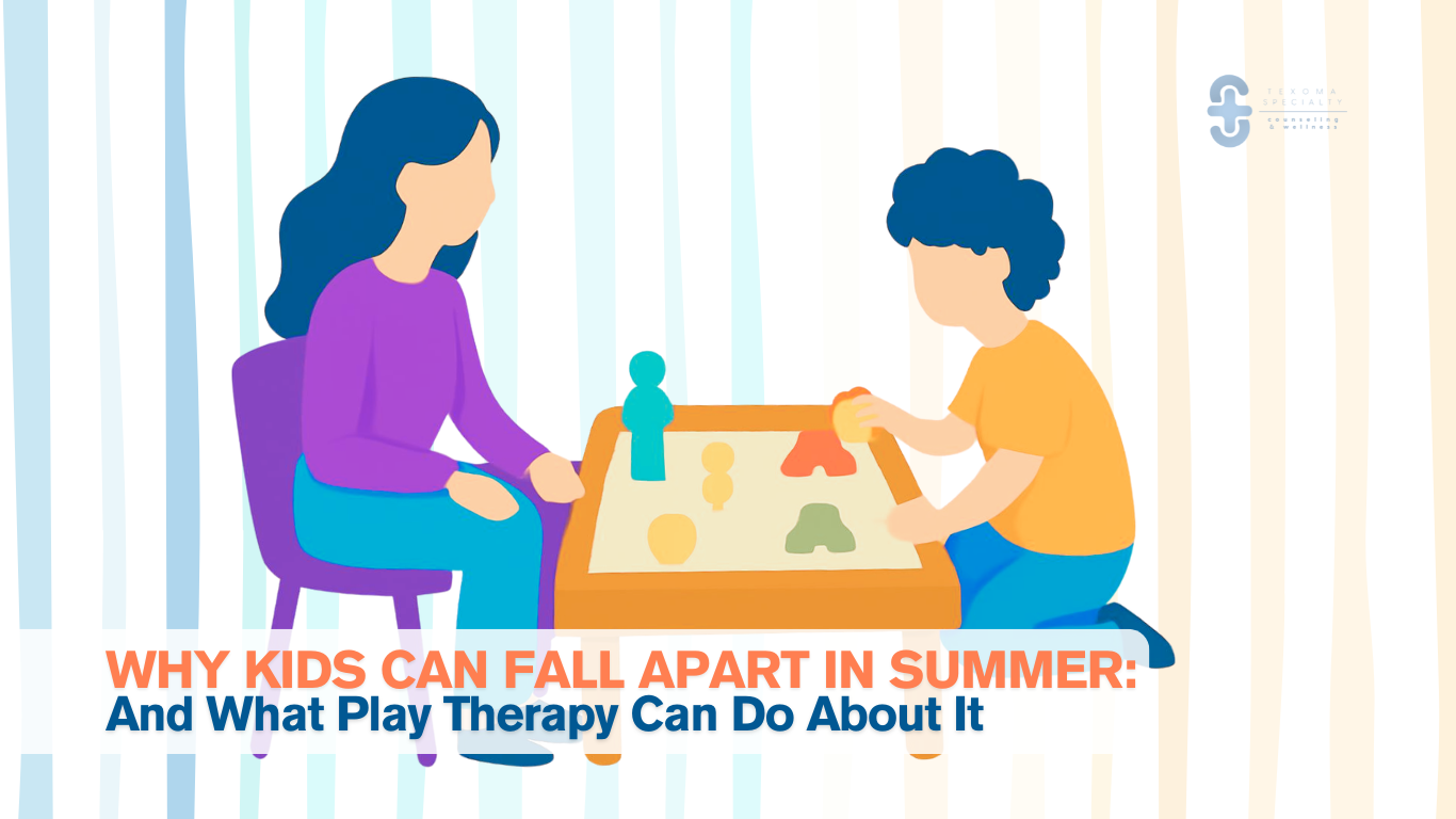 School’s Out and Everyone Is Losing It (Including You) — What Play Therapy Actually Does for Kids in Summer
