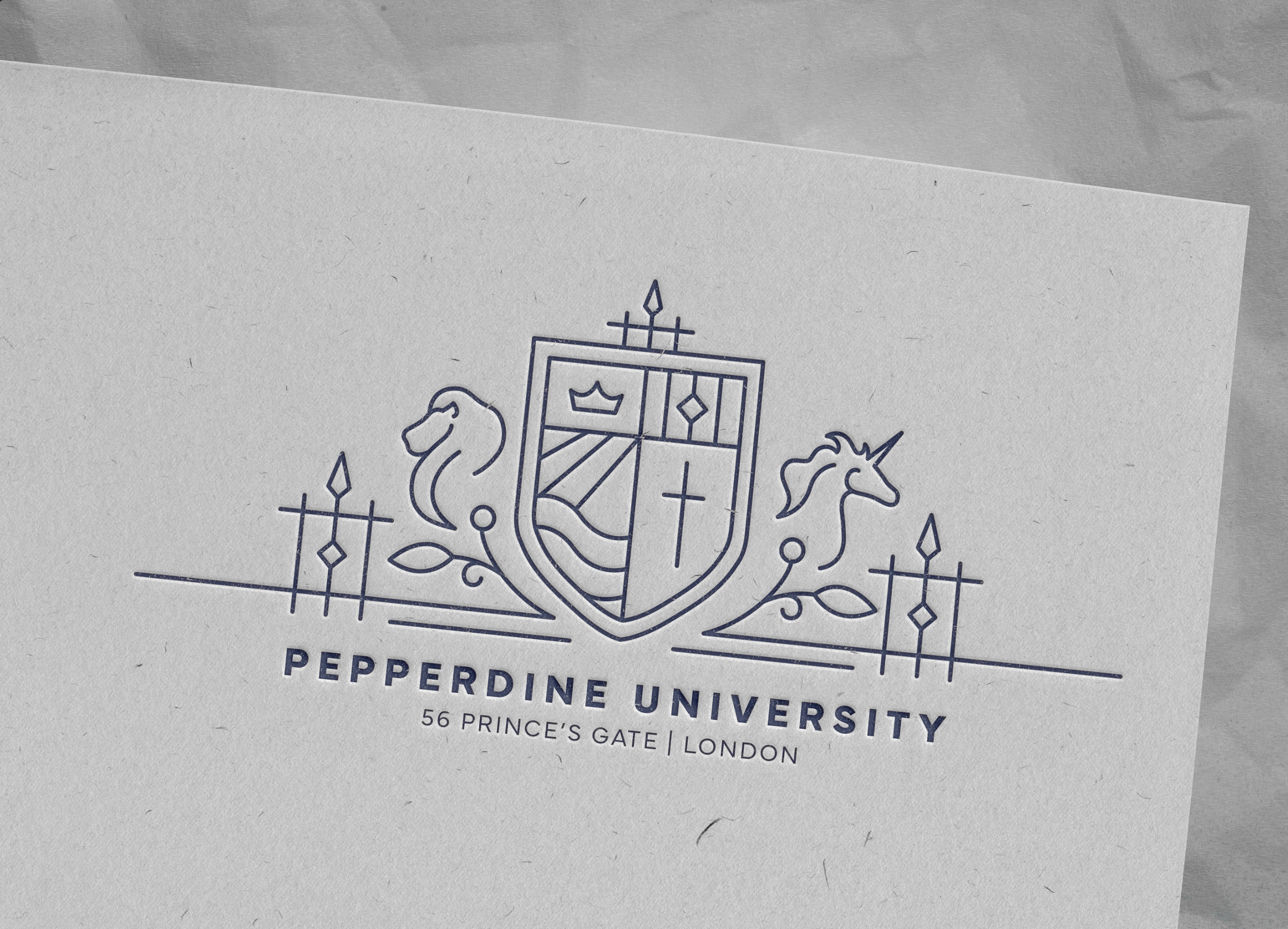 Logo design and streamlined branding for Pepperdine University's London study abroad program