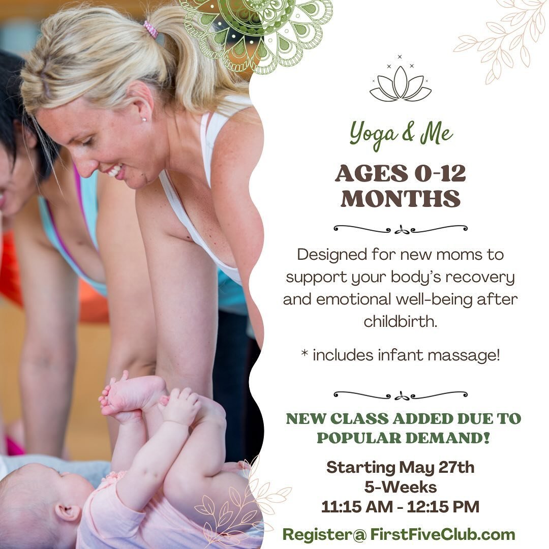 ‼️🌟 Exciting news! Due to popular demand, we&rsquo;ve added another postnatal yoga class to our schedule! Join us for rejuvenating sessions specifically designed for new moms, taught by pediatric expert Sonja Martin @sonja_martin1976 &hearts;️. Disc