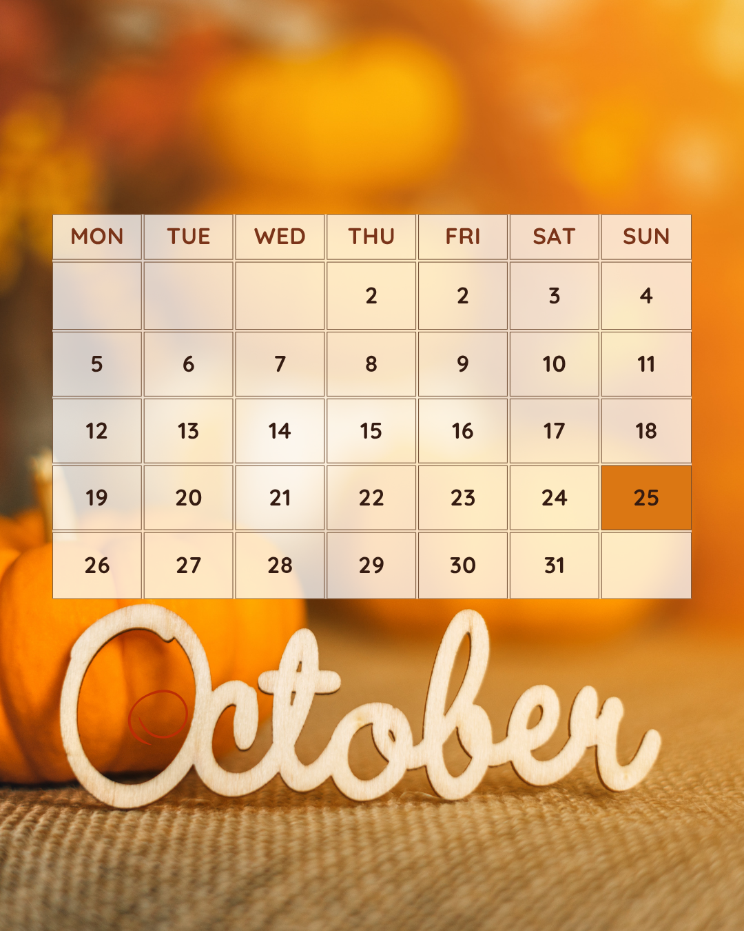 Sun 25th October - General Admission