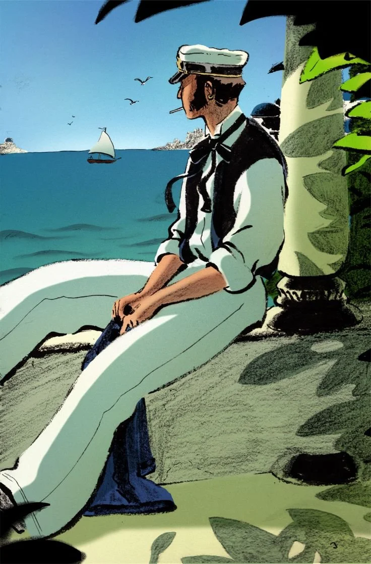 Corto Maltese at Sea Fan Art.jpg