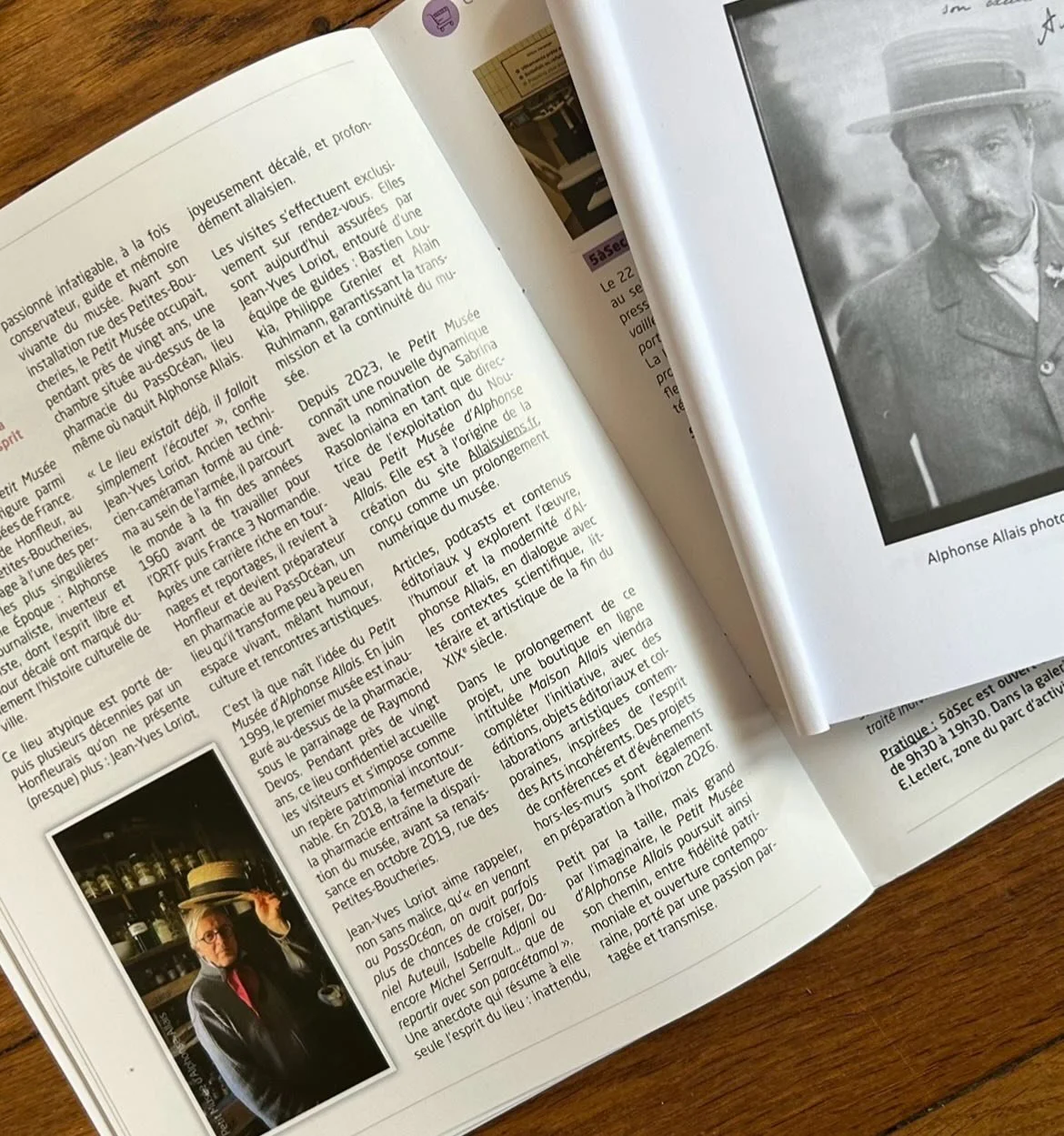 Merci &agrave; la Ville de Honfleur et &agrave; son journal Le Honfleurais pour cette parution qui parle du Petit Mus&eacute;e d&rsquo;Alphonse Allais et de notre site Allaisviens.fr. 

Et bonne nouvelle : les visites du plus petit mus&eacute;e de Fr