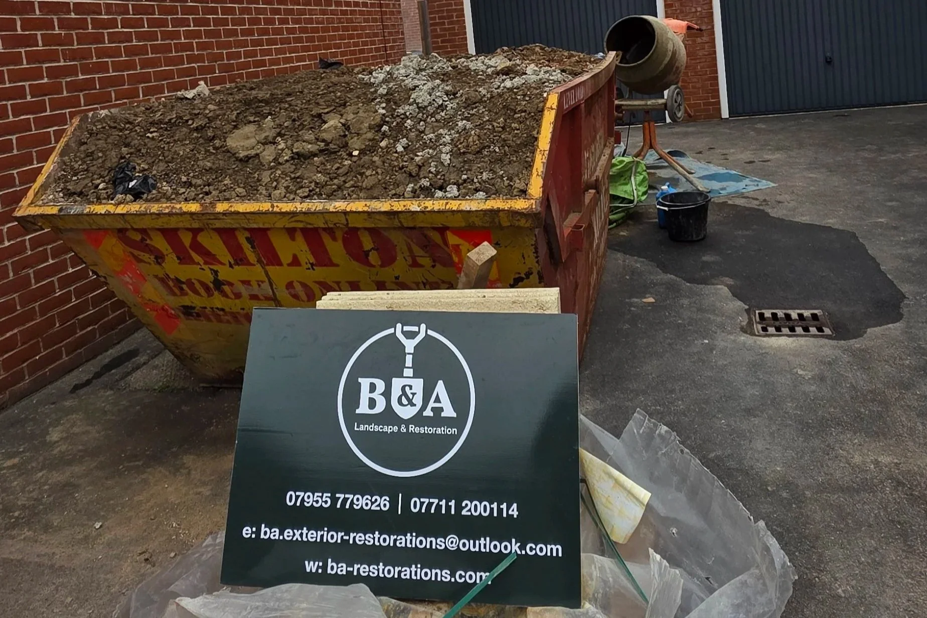 Wheel Barrow & Tools